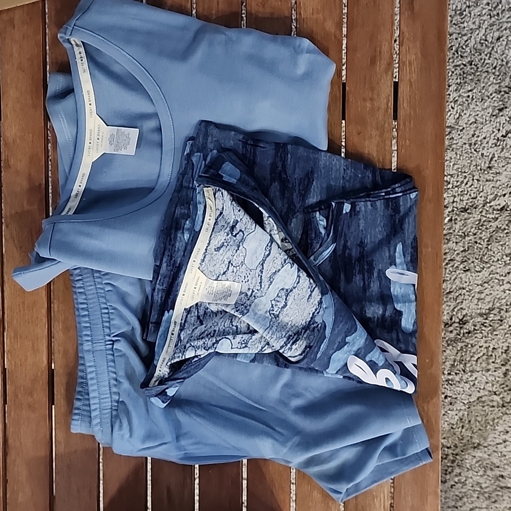 Lucky Brand 3 pc pajama set